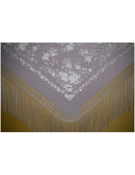 Mantón mano seda 140cm