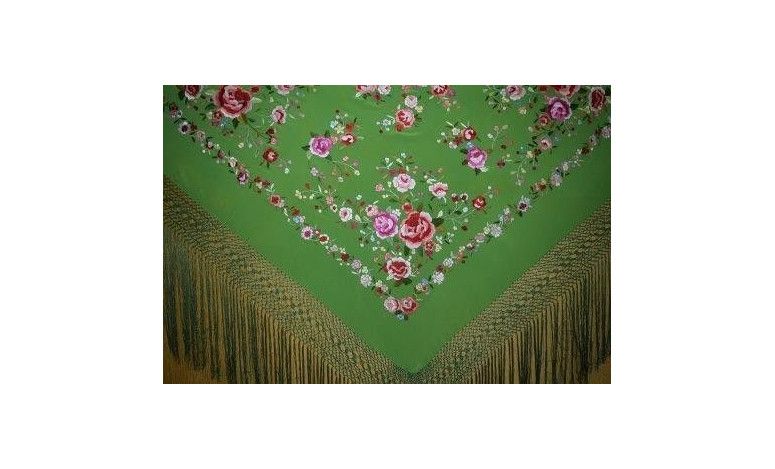 Mantón mano seda 140cm