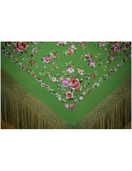 Mantón mano seda 140cm