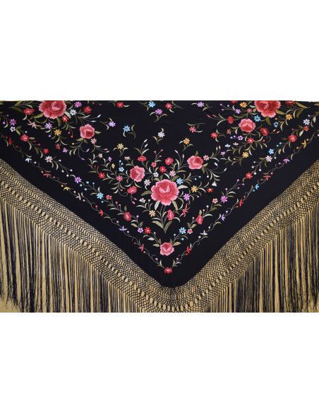 Mantón mano seda 140cm