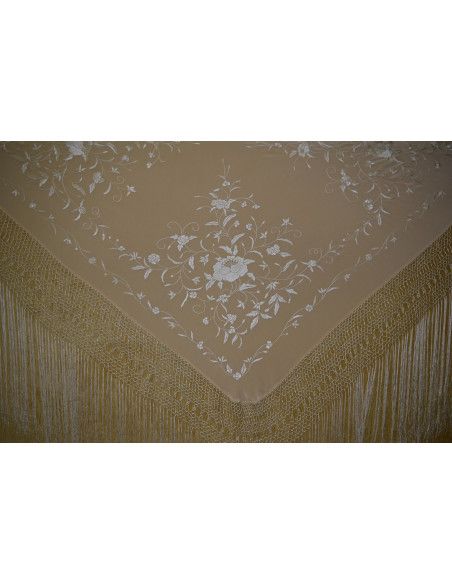 Mantón mano seda 140cm