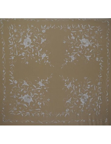 Mantón mano seda 140cm