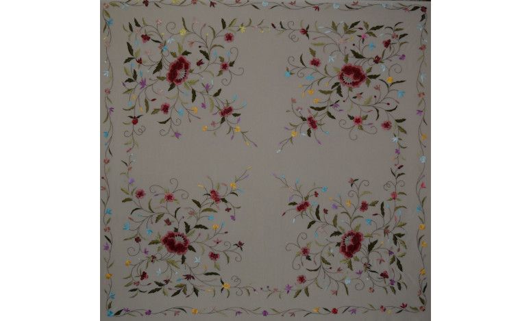 Mantón mano seda 140cm