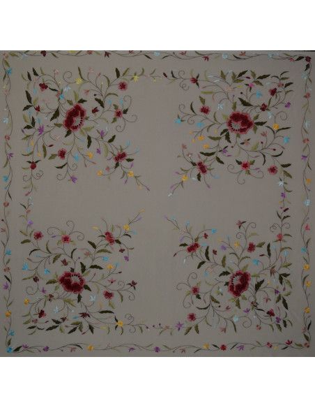 Mantón mano seda 140cm