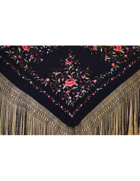 Mantón mano seda 140cm
