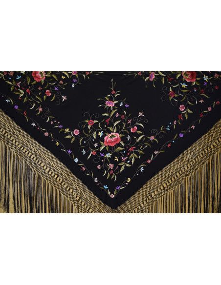 Mantón mano seda 140cm