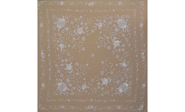 Mantón mano seda 140cm