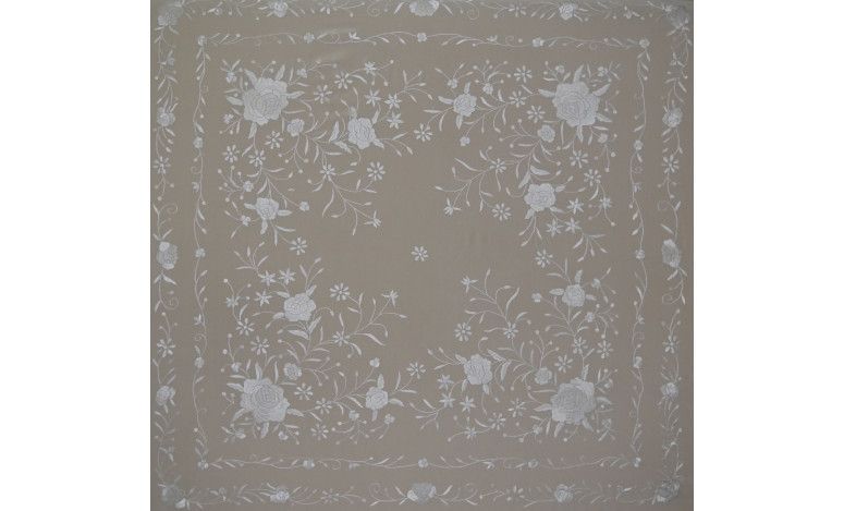Mantón mano seda 140cm
