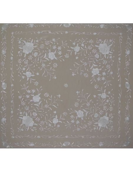 Mantón mano seda 140cm