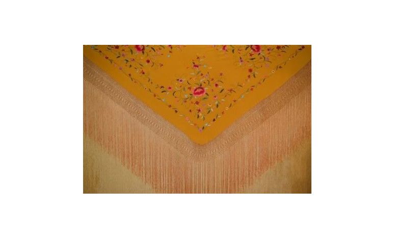 Mantón mano seda 140cm