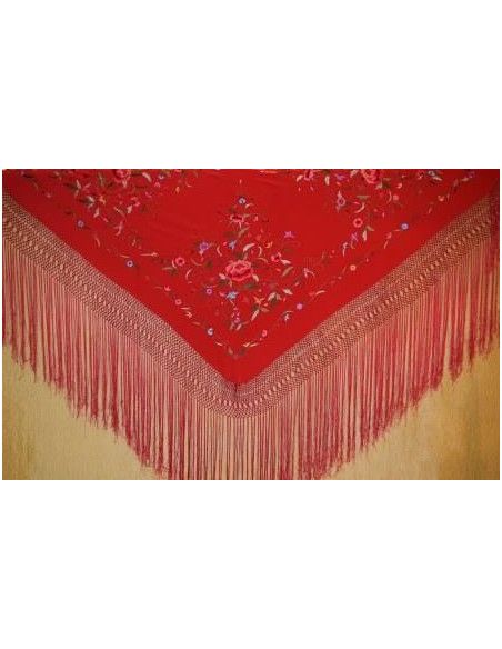 Mantón mano seda 140cm