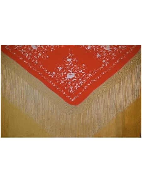 Mantón mano seda 140cm