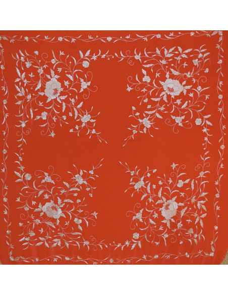 Mantón mano seda 140cm