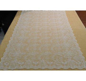 Mantilla bordada a máquina chantilly 110*220 2