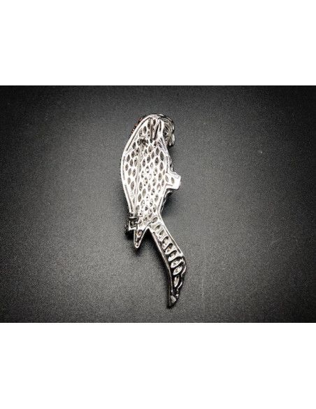 Broche loro plata circonitas colores