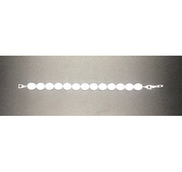 Pulsera cristal colores con circonitas rodio 2