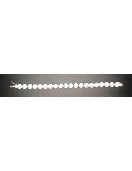 Pulsera plata 20 chatones