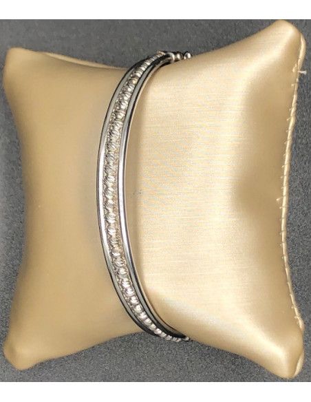 Pulsera plata rígida