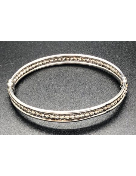 Pulsera plata rígida