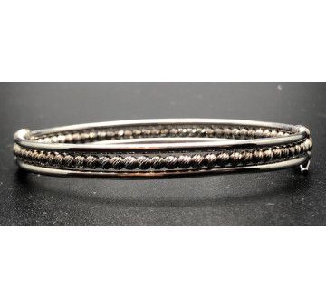 Pulsera plata rígida