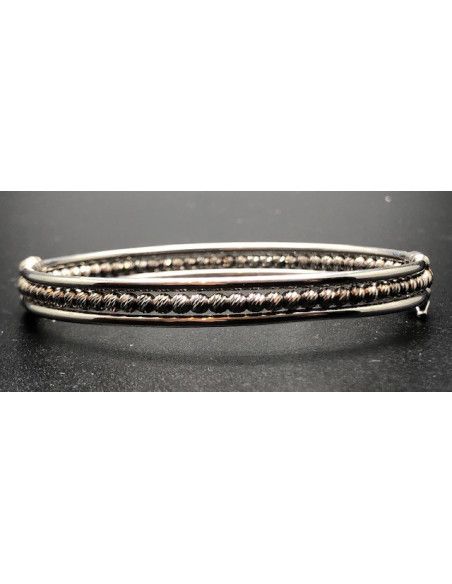 Pulsera plata rígida