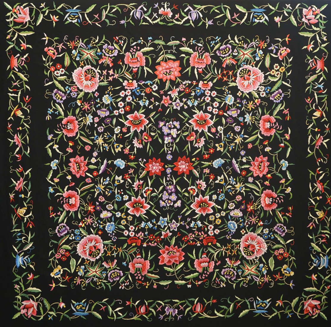 Mantón mano crespón 155cm