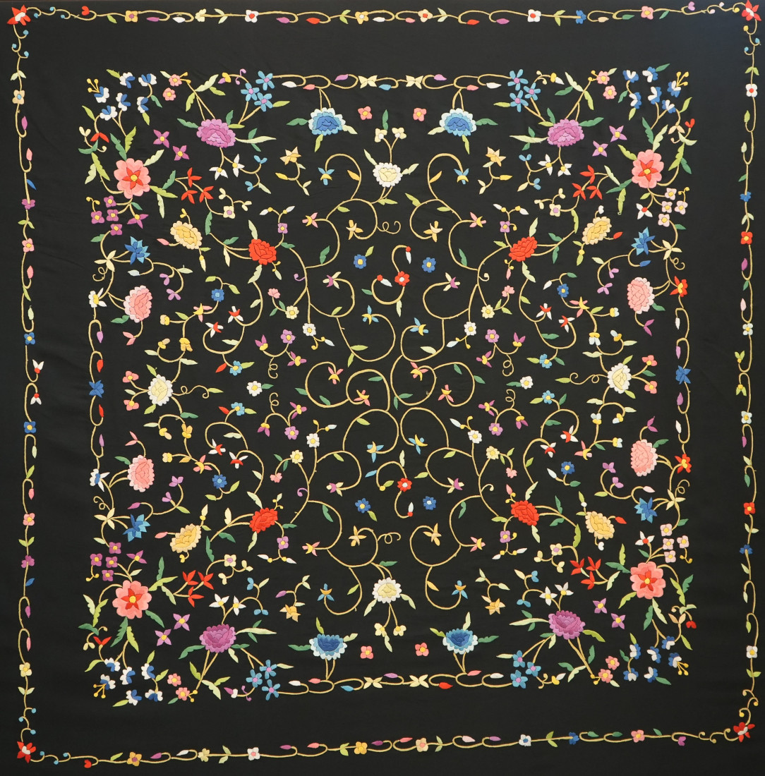 Mantón mano crespón 140cm