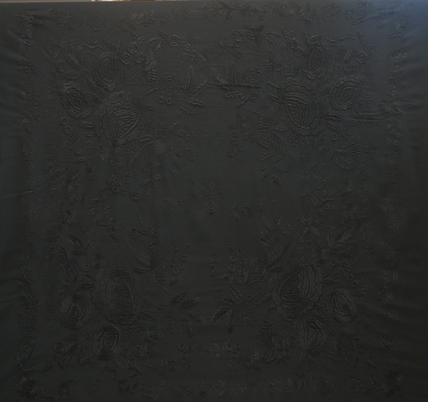 Mantón máquina crespón 150cm