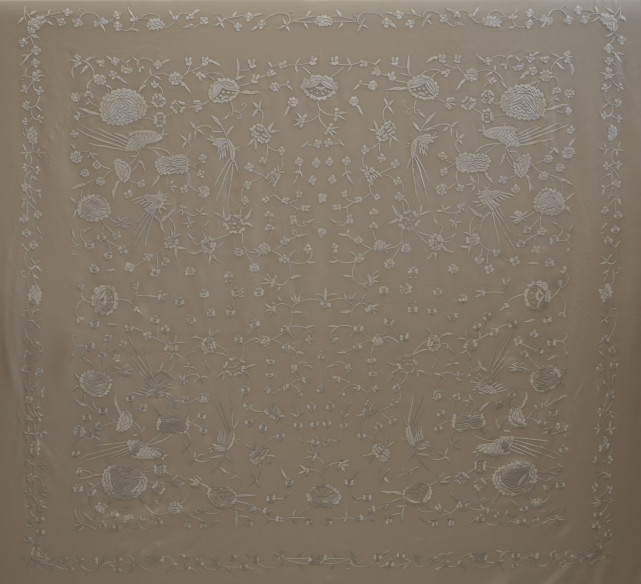 Mantón mano crespón 145cm