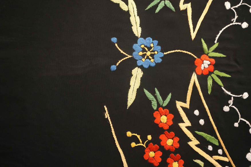 Mantón mano crespón 150cm