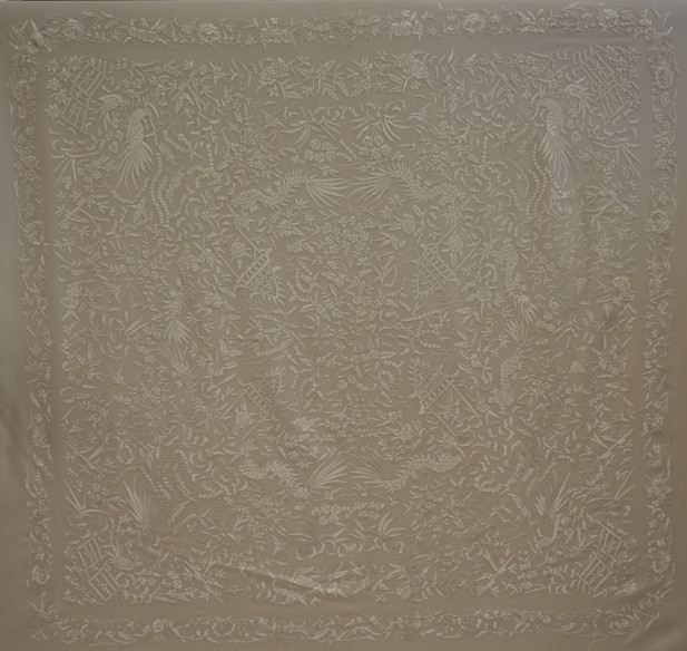 Mantón mano crespón 160cm