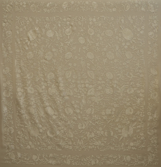 Mantón mano crespón 150cm