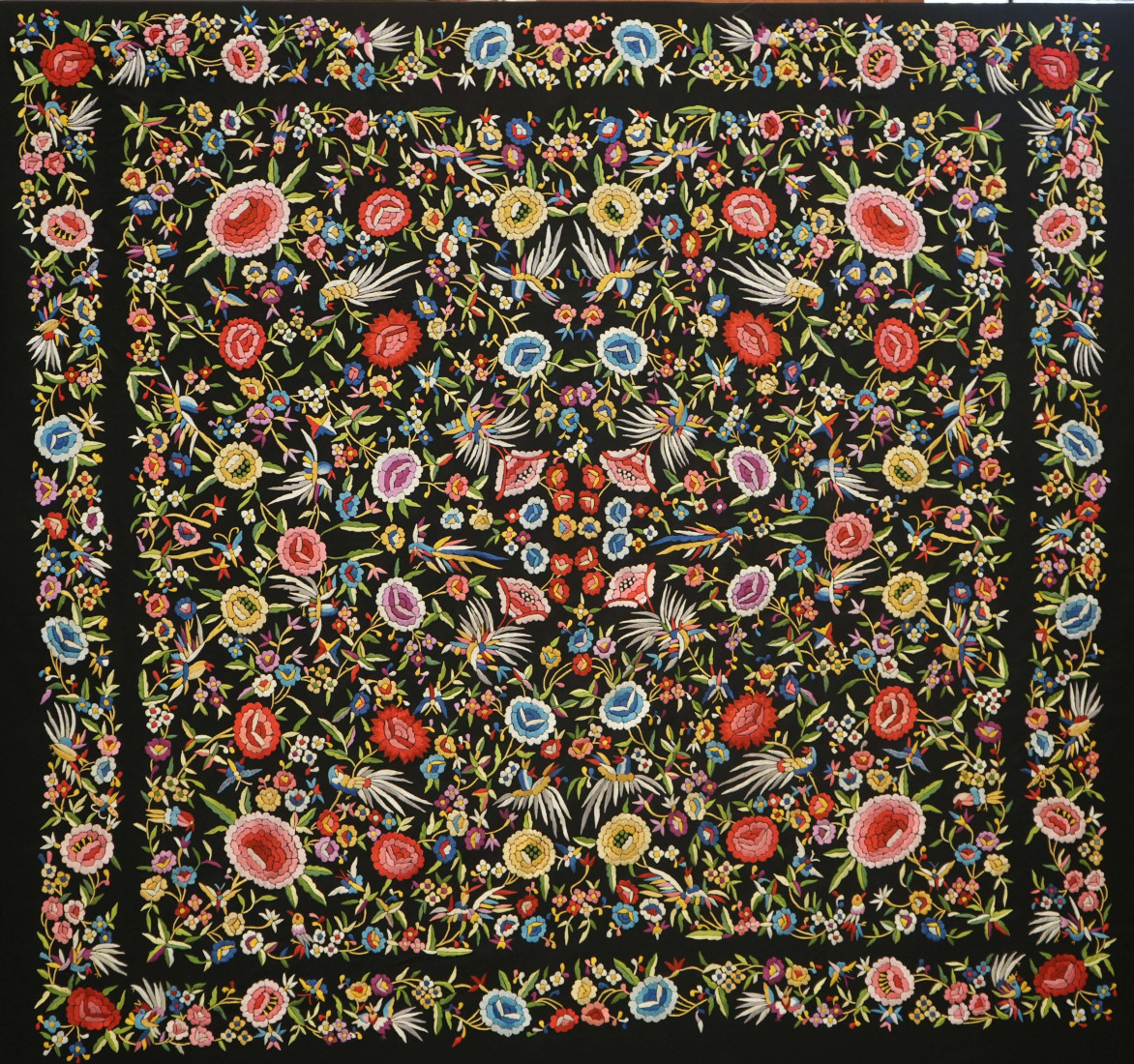 Mantón mano crespón 155cm