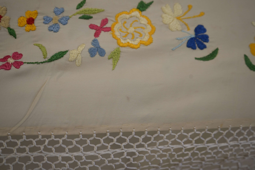 Mantón máquina crespón 130cm