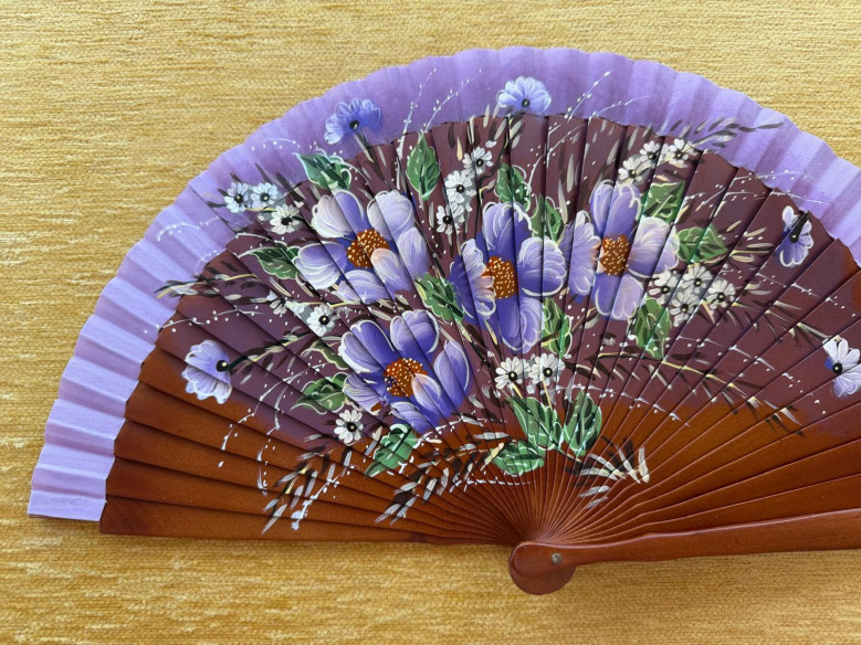 Abanico peral flores