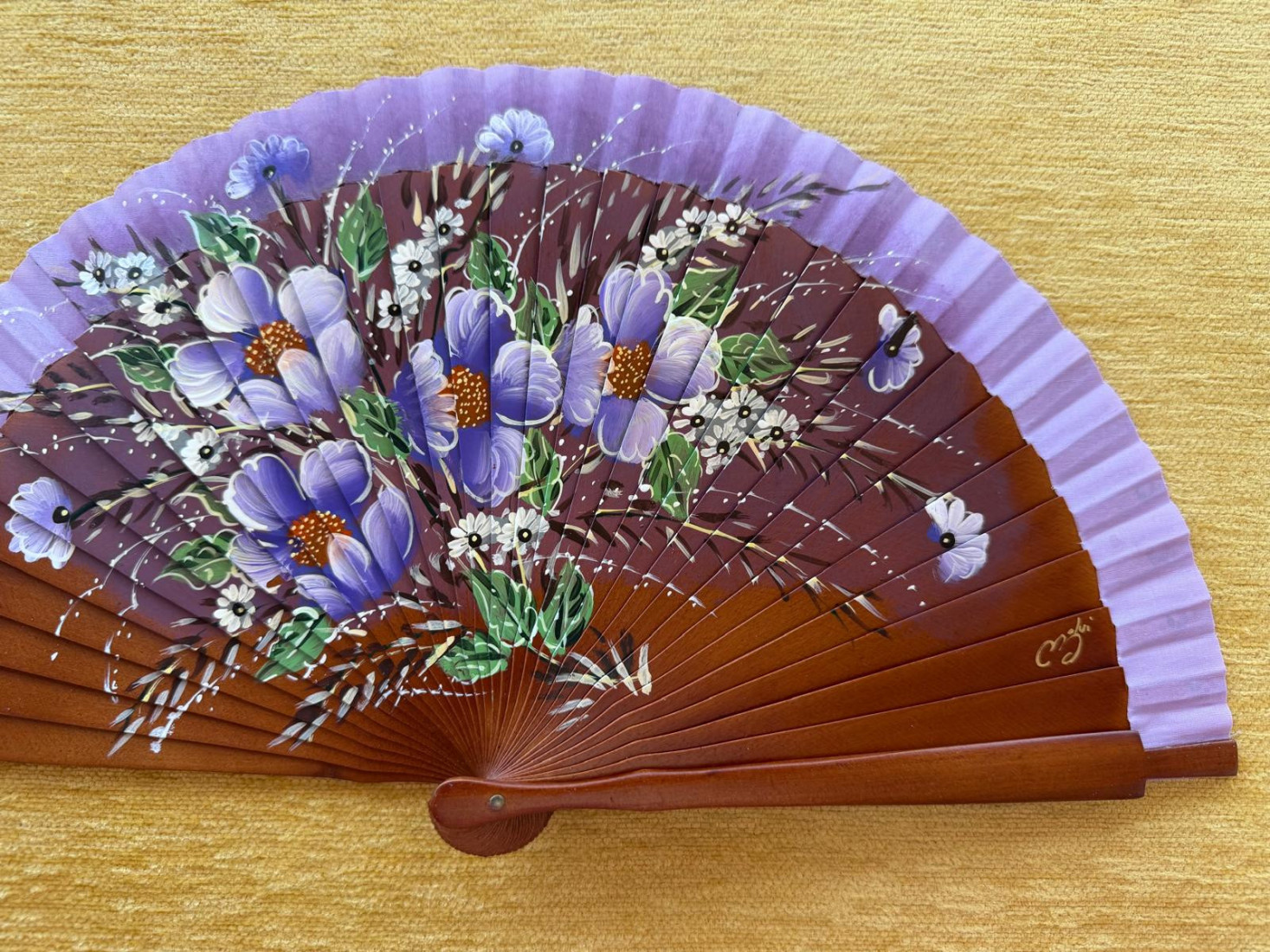 Abanico peral flores