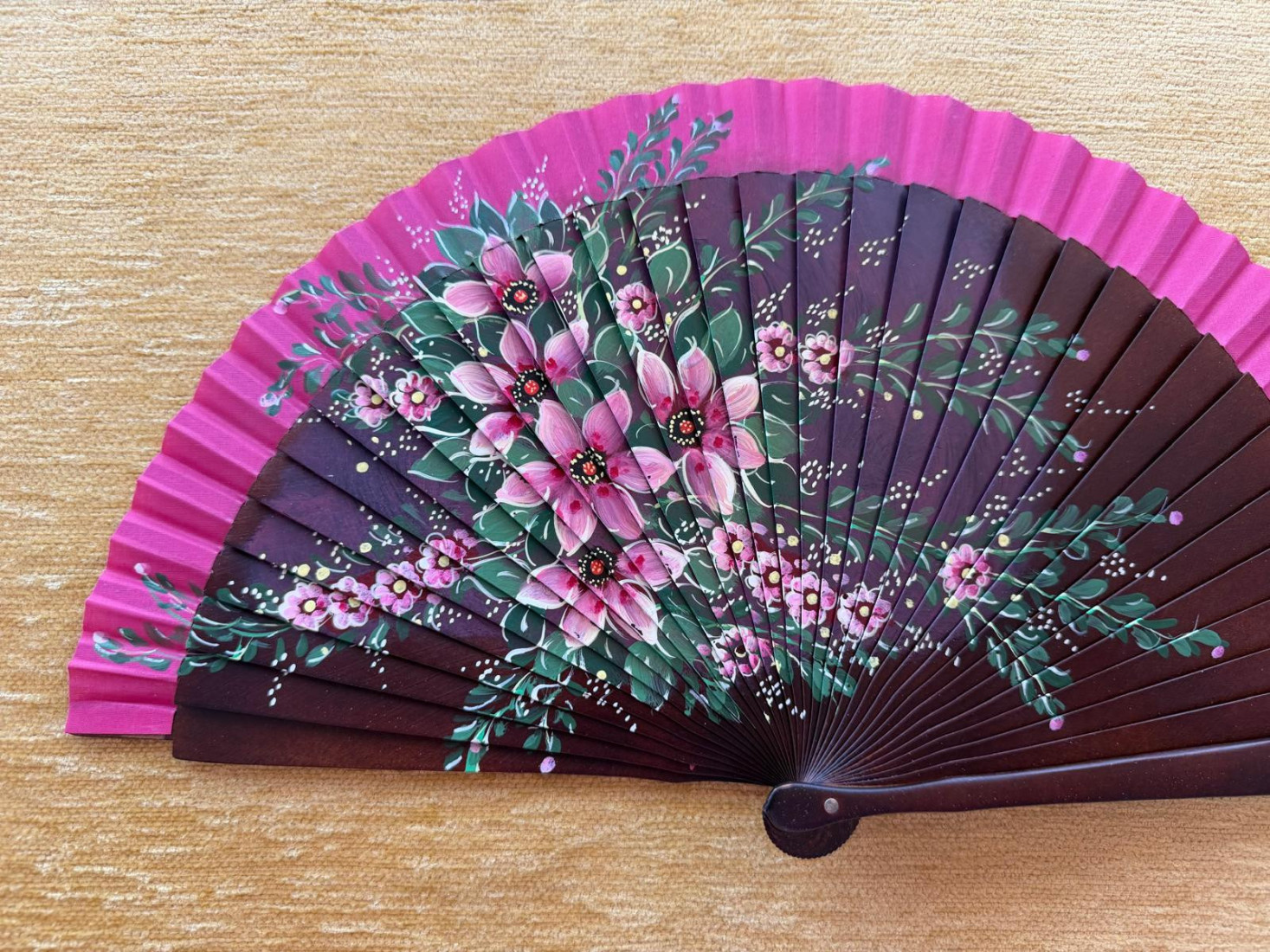 Abanico peral flores