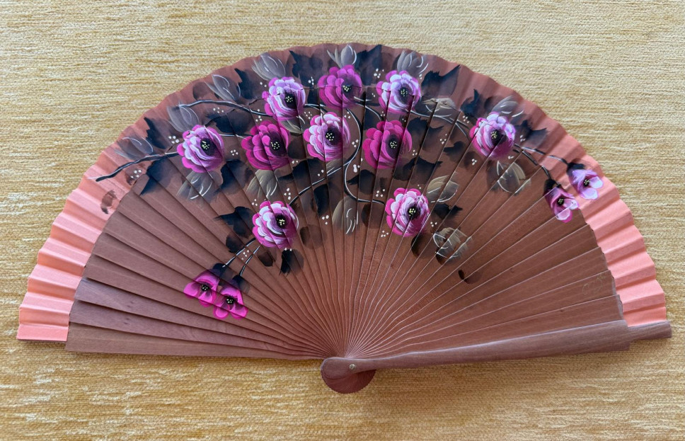 Abanico peral flores