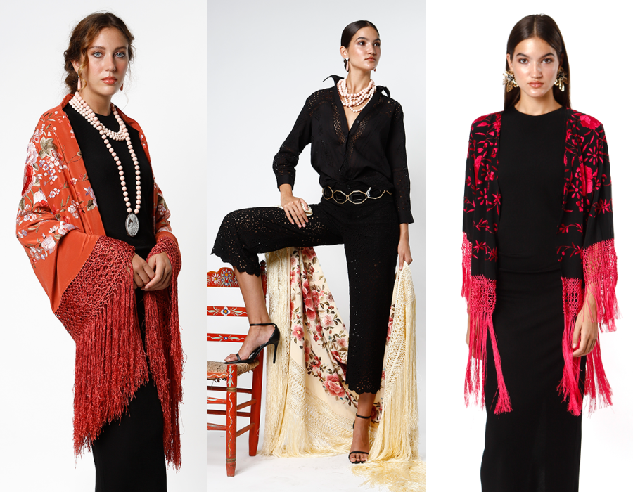 El arte de combinar el mantón con accesorios: joyas, bolsos y zapatos que realzan tu look
