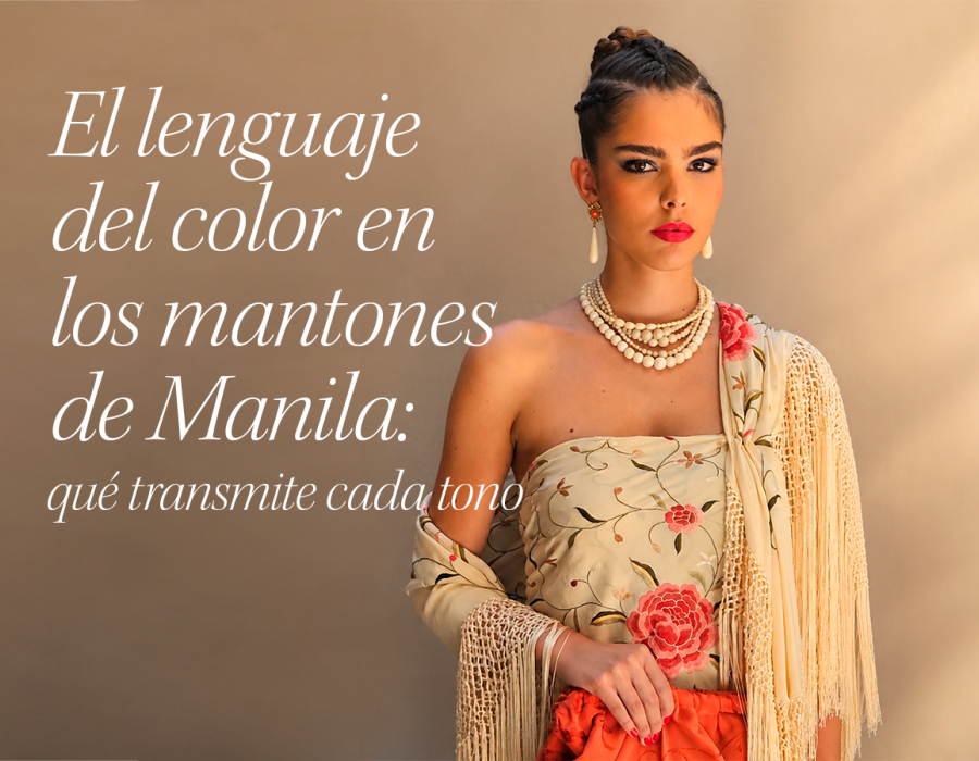 El lenguaje del color en los mantones de Manila: qué transmite cada tono